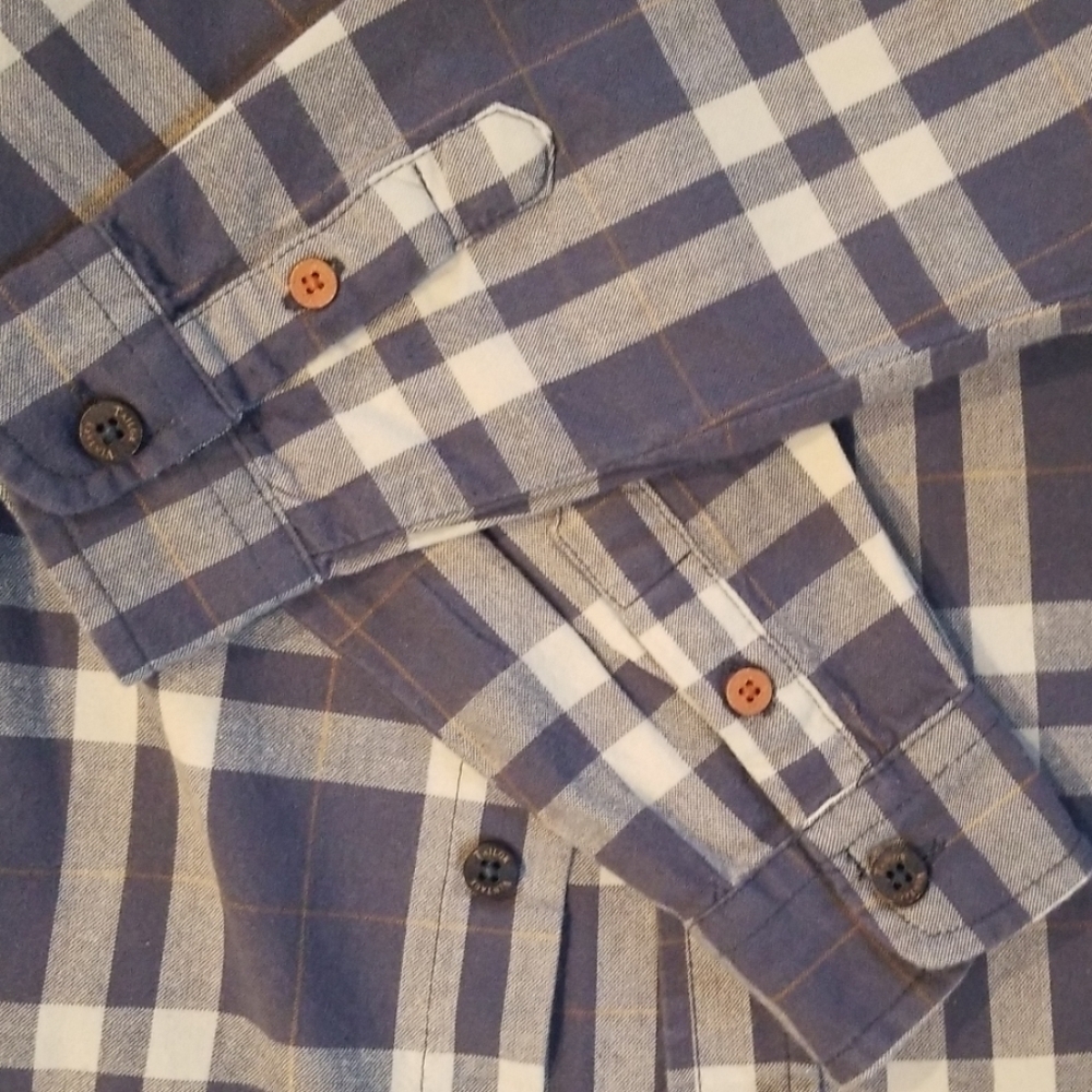 Tailor Vintage long sleeve plaid button down shirt - Picture 3 of 6